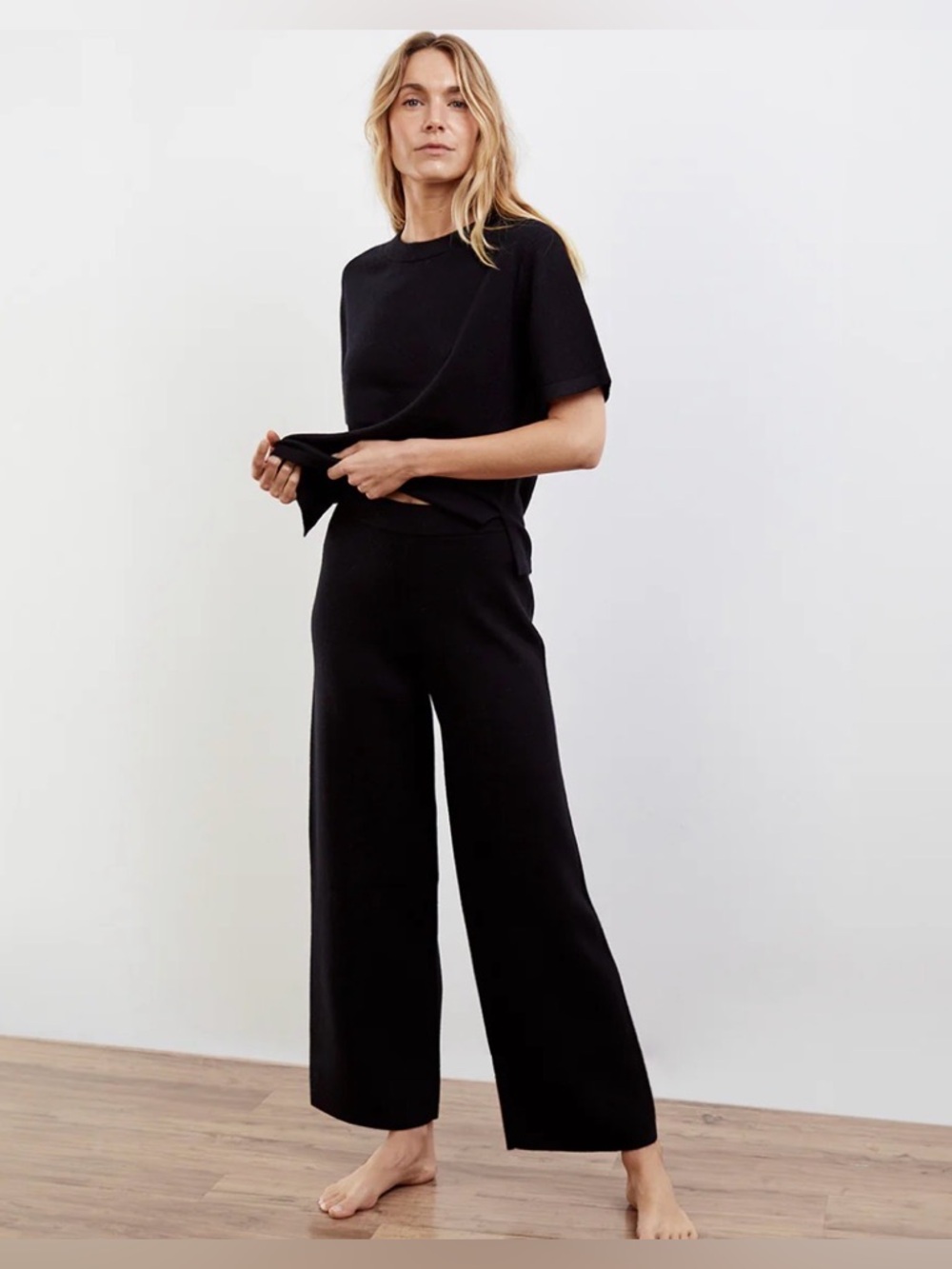Kilte The Washable Cashmere Wide Leg Pant